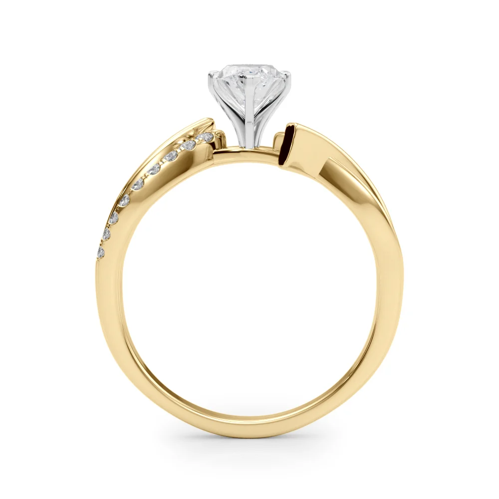Bypass Single Row Engagement Ring - Image 97