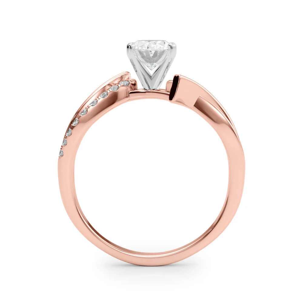 Bypass Single Row Engagement Ring - Image 42