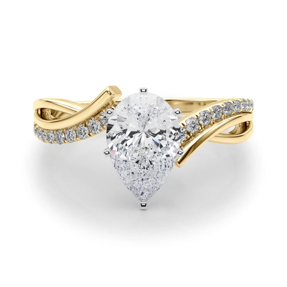 Bypass Single Row Engagement Ring - Image 83