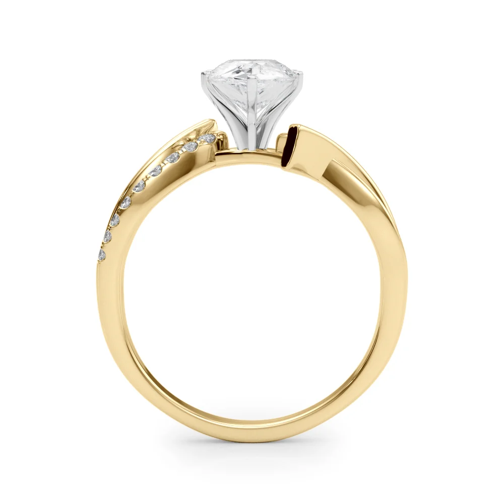 Bypass Single Row Engagement Ring - Image 82