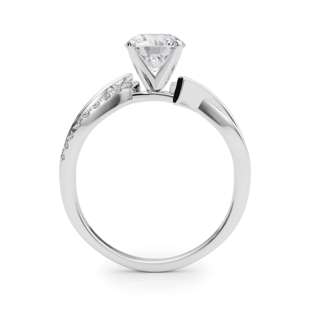 Bypass Single Row Engagement Ring - Image 2