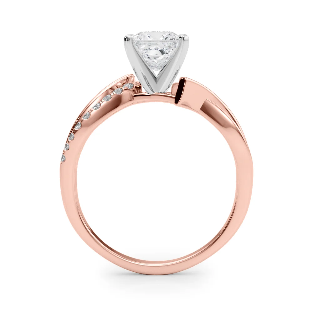 Bypass Single Row Engagement Ring - Image 72