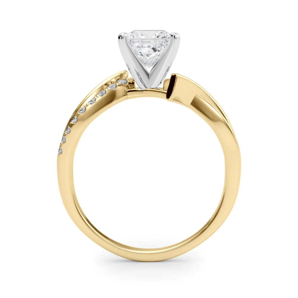Bypass Single Row Engagement Ring - Image 67