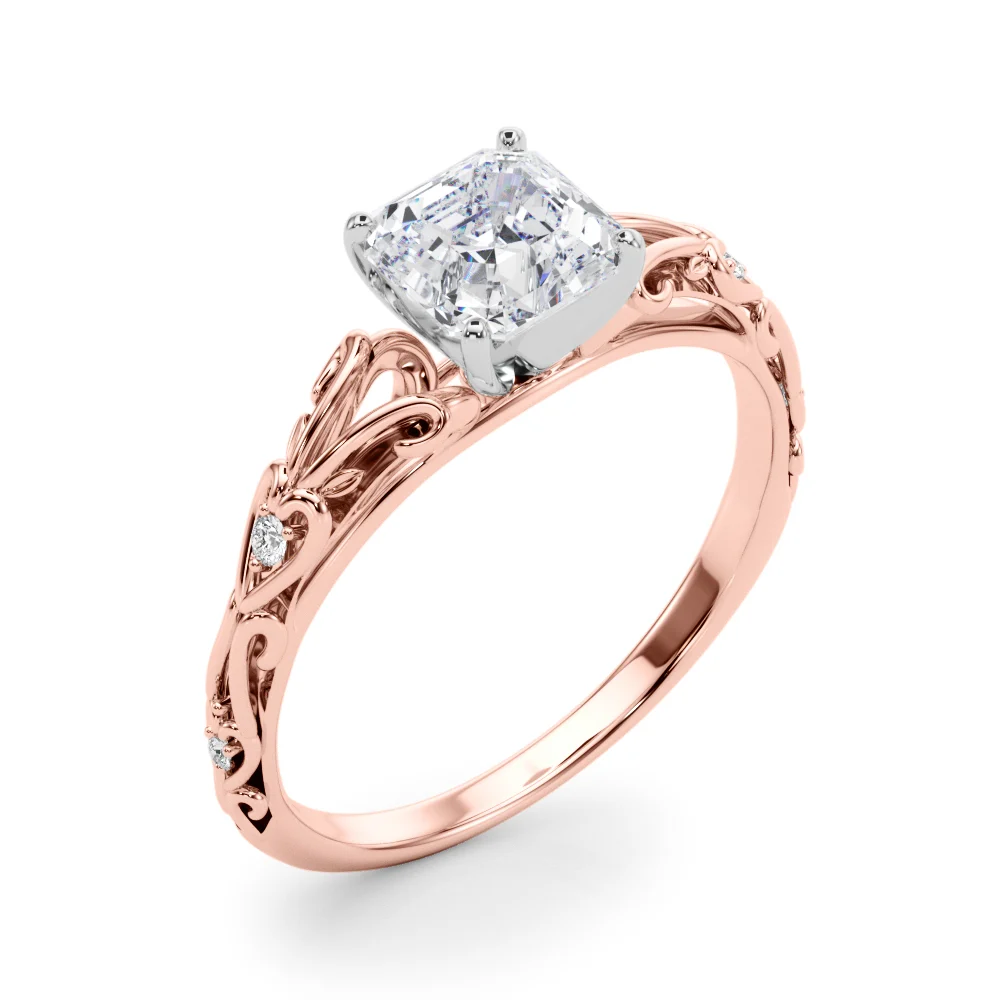 Accented Vintage-Inspired Engagement Ring - Image 129