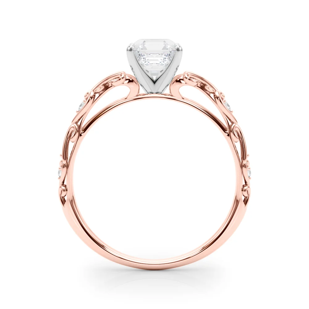 Accented Vintage-Inspired Engagement Ring - Image 127