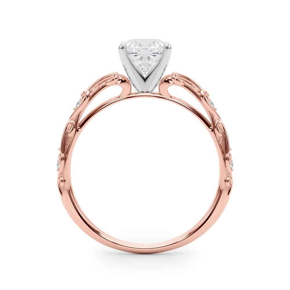 Accented Vintage-Inspired Engagement Ring - Image 69