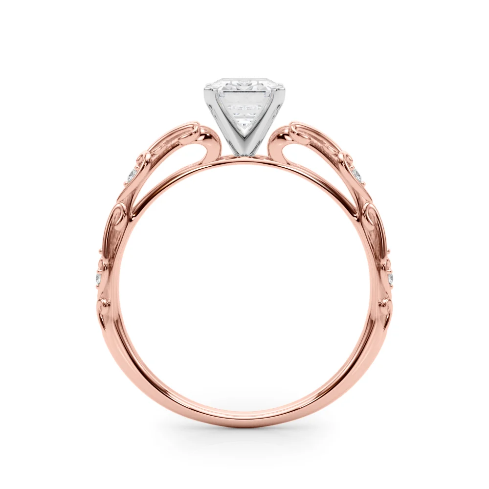 Accented Vintage-Inspired Engagement Ring - Image 27
