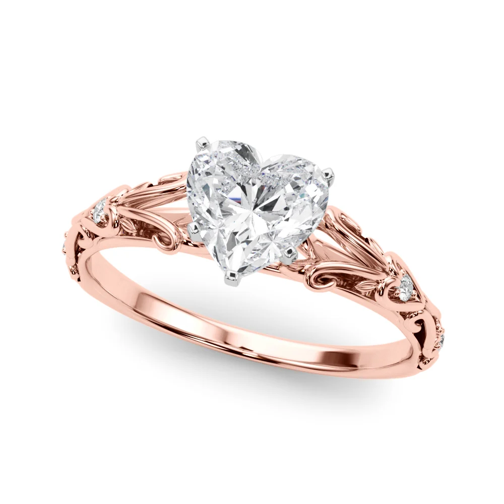 Accented Vintage-Inspired Engagement Ring - Image 138