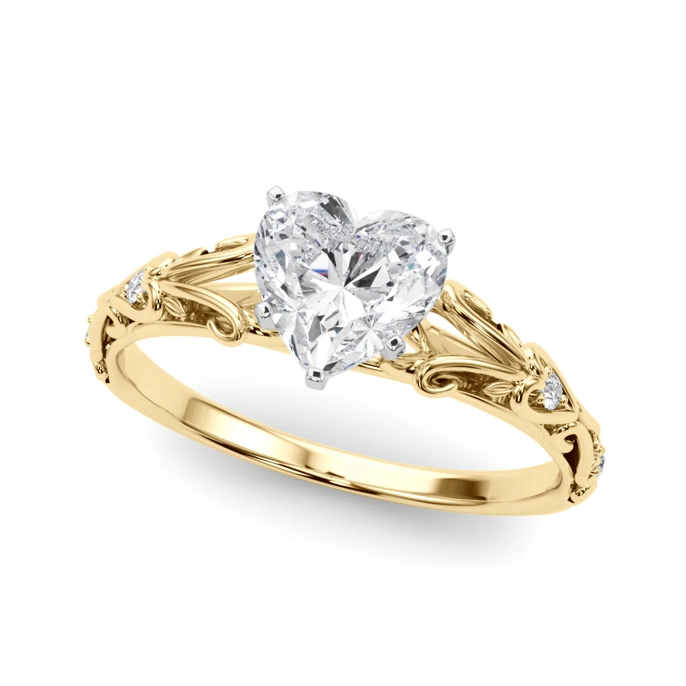 Accented Vintage-Inspired Engagement Ring - Image 134