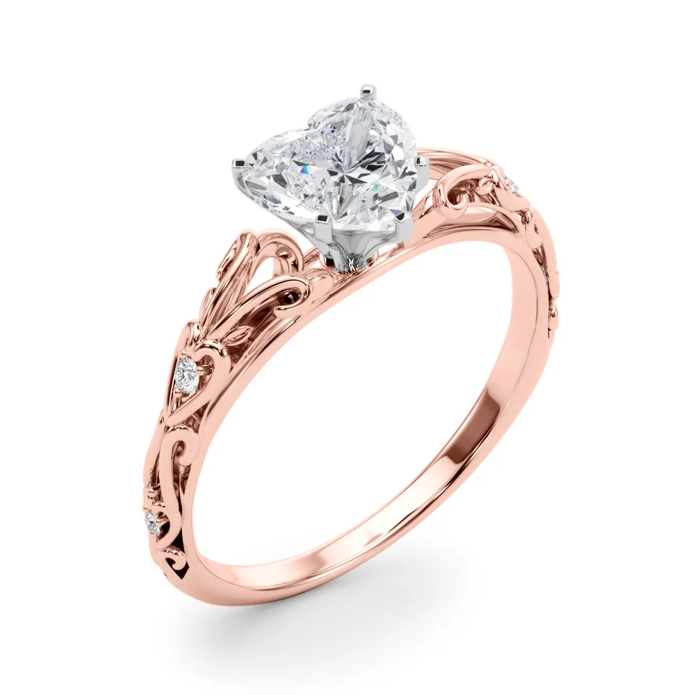 Accented Vintage-Inspired Engagement Ring - Image 141