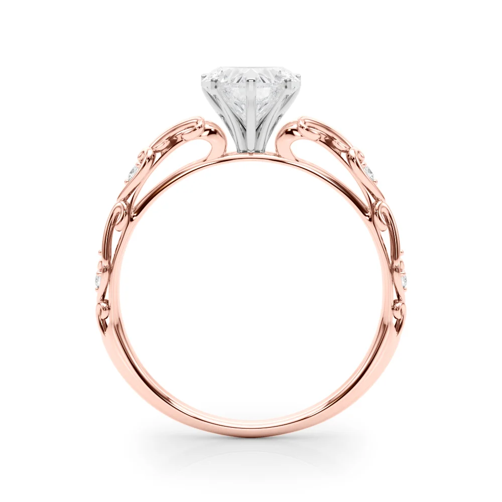 Accented Vintage-Inspired Engagement Ring - Image 139