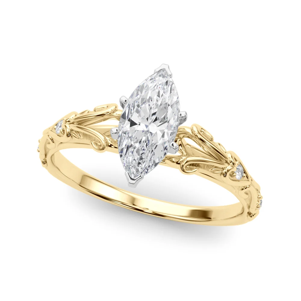 Accented Vintage-Inspired Engagement Ring - Image 108