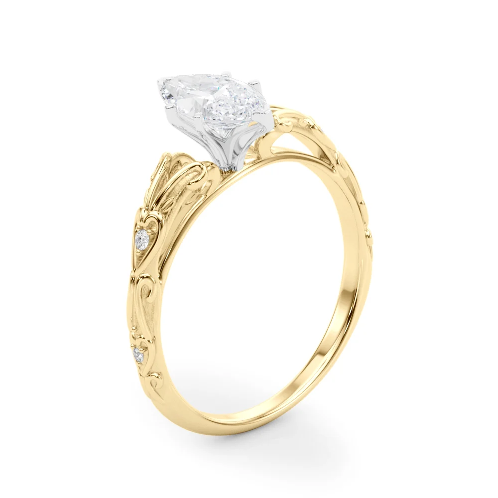 Accented Vintage-Inspired Engagement Ring - Image 111