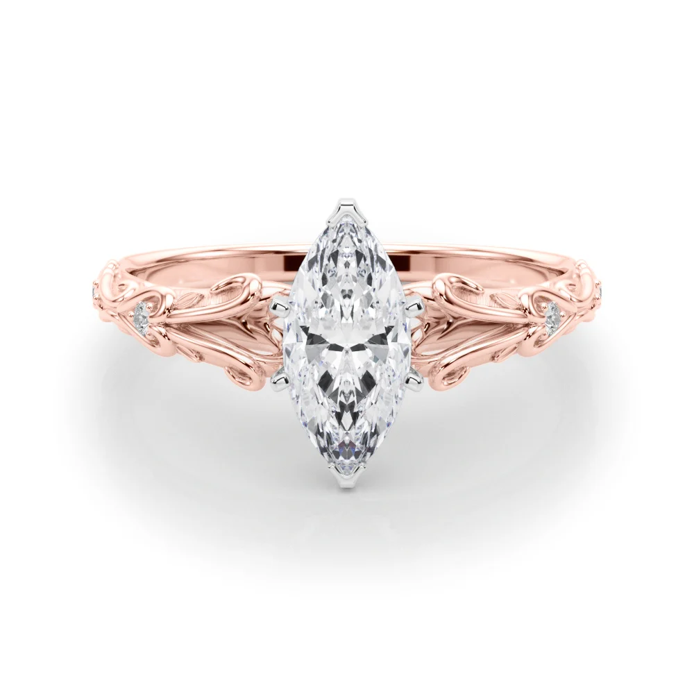 Accented Vintage-Inspired Engagement Ring - Image 115
