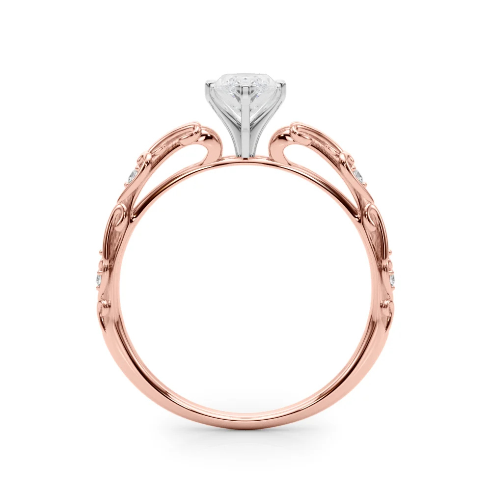 Accented Vintage-Inspired Engagement Ring - Image 114