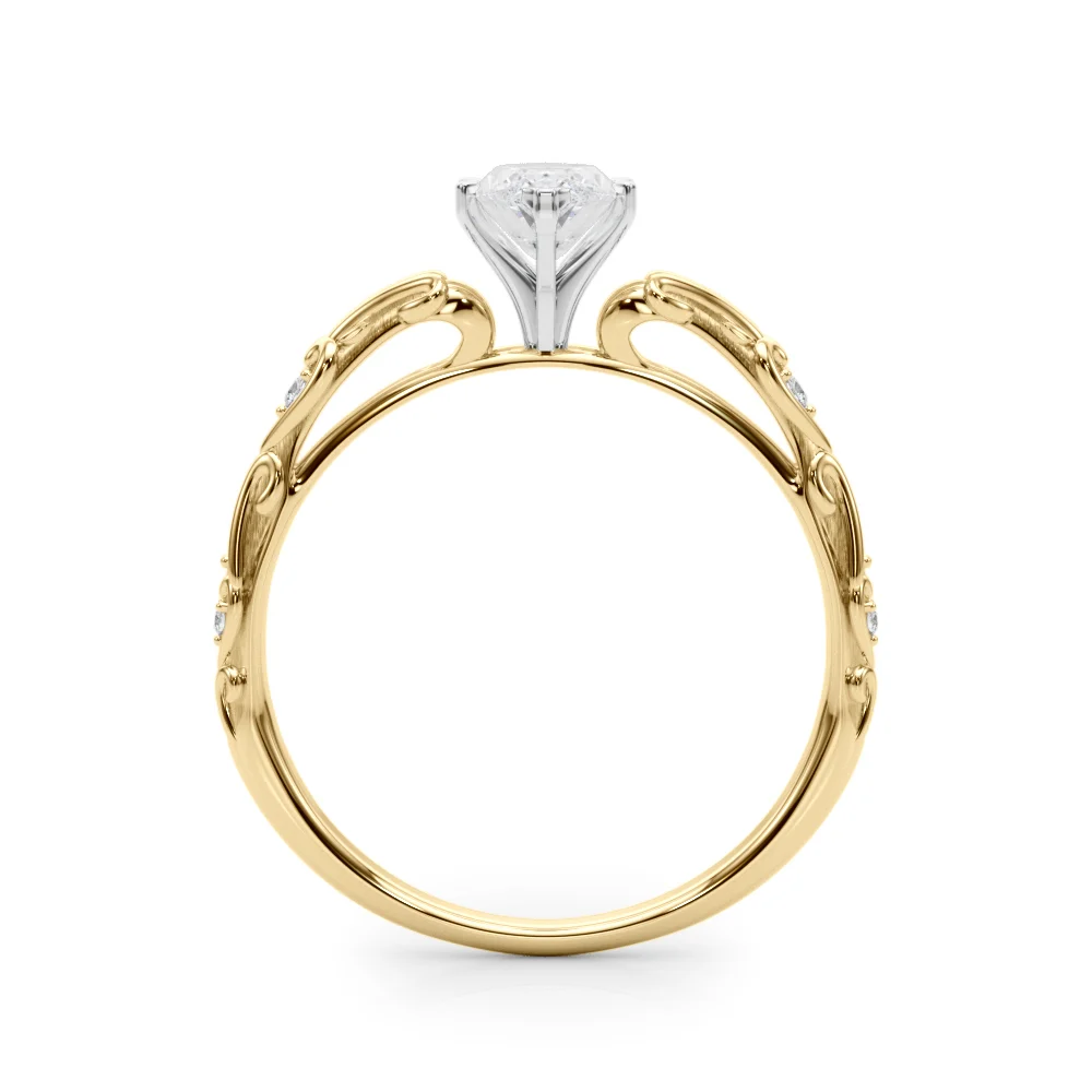 Accented Vintage-Inspired Engagement Ring - Image 109