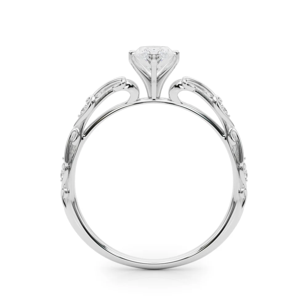 Accented Vintage-Inspired Engagement Ring - Image 104
