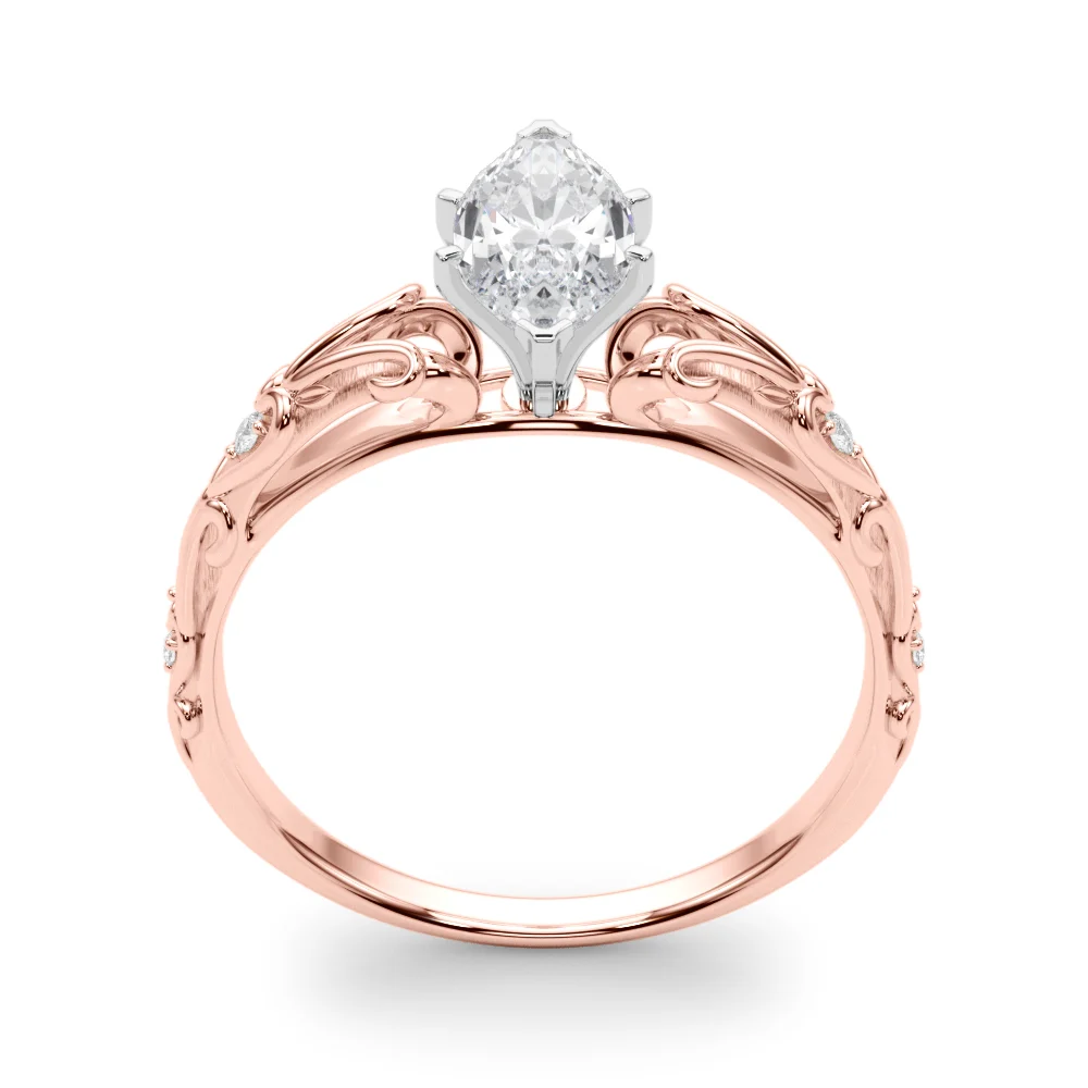 Accented Vintage-Inspired Engagement Ring - Image 117