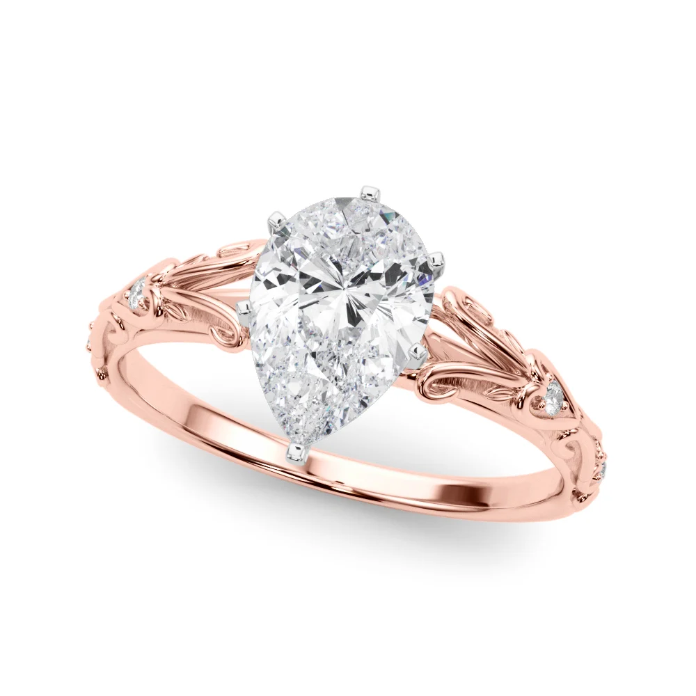 Accented Vintage-Inspired Engagement Ring - Image 98