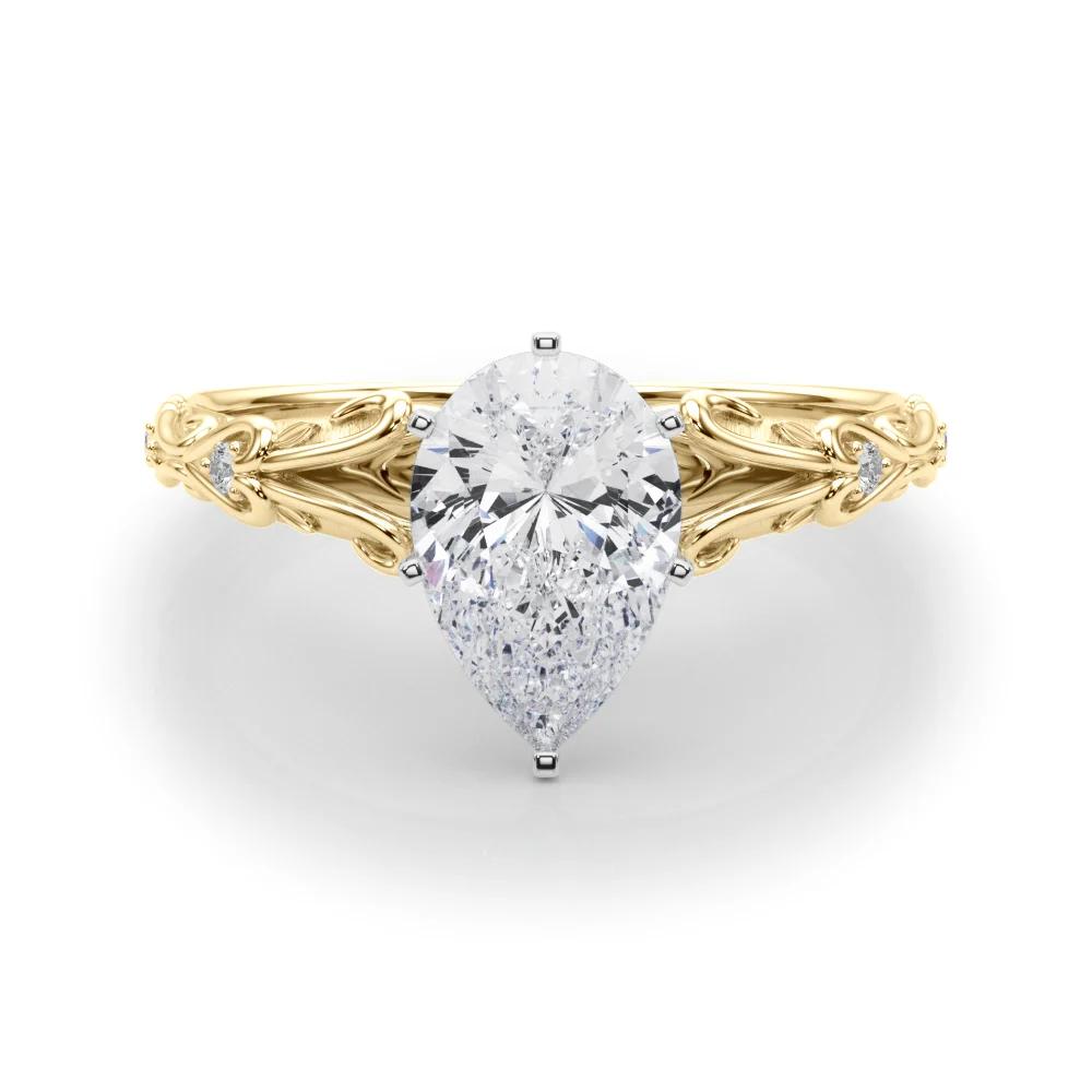 Accented Vintage-Inspired Engagement Ring - Image 95