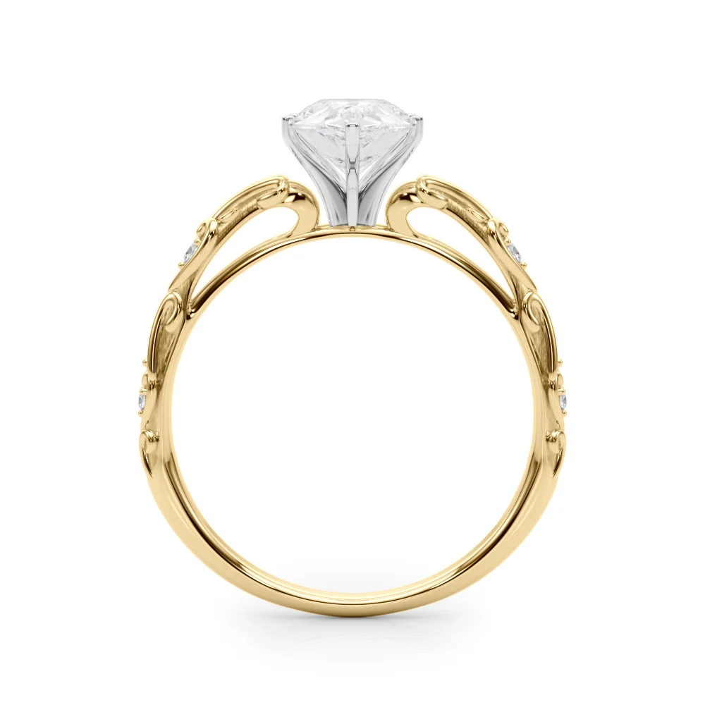 Accented Vintage-Inspired Engagement Ring - Image 94