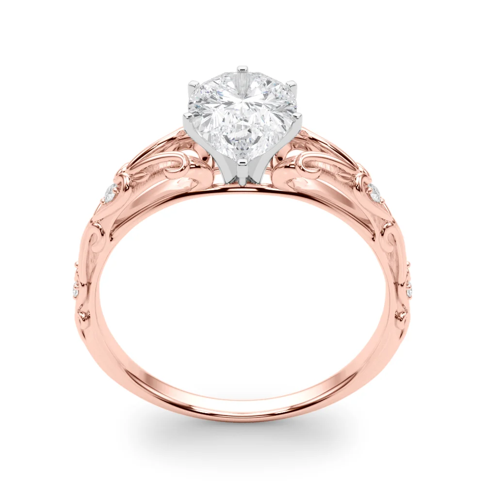 Accented Vintage-Inspired Engagement Ring - Image 102
