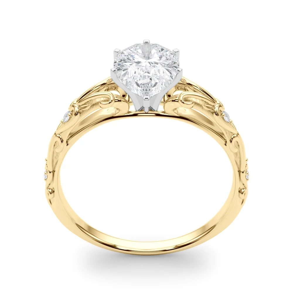 Accented Vintage-Inspired Engagement Ring - Image 97