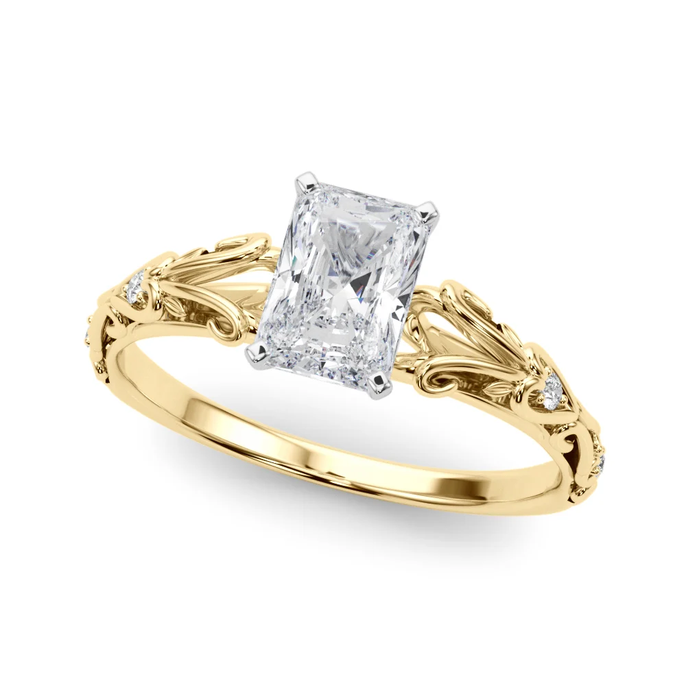 Accented Vintage-Inspired Engagement Ring - Image 35