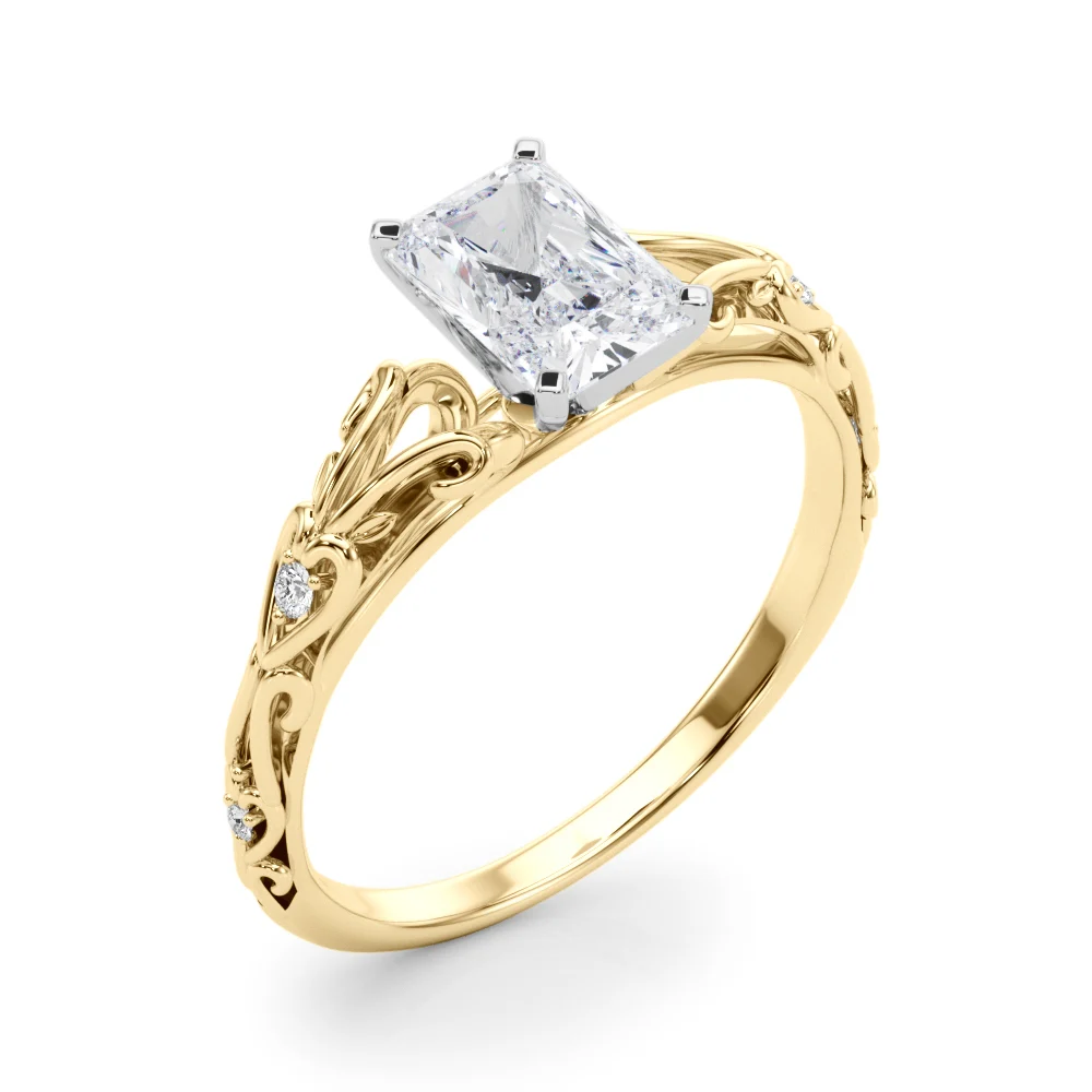 Accented Vintage-Inspired Engagement Ring - Image 38