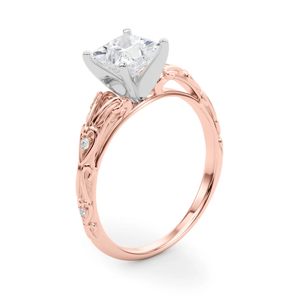 Accented Vintage-Inspired Engagement Ring - Image 86