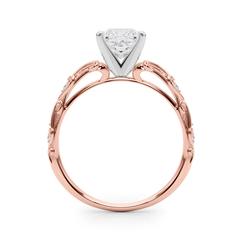 Accented Vintage-Inspired Engagement Ring - Image 84