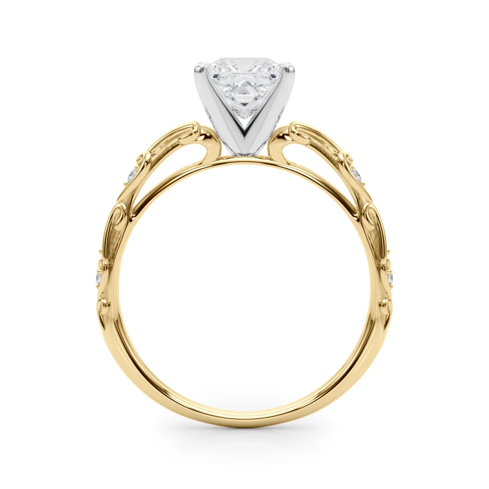 Accented Vintage-Inspired Engagement Ring - Image 79