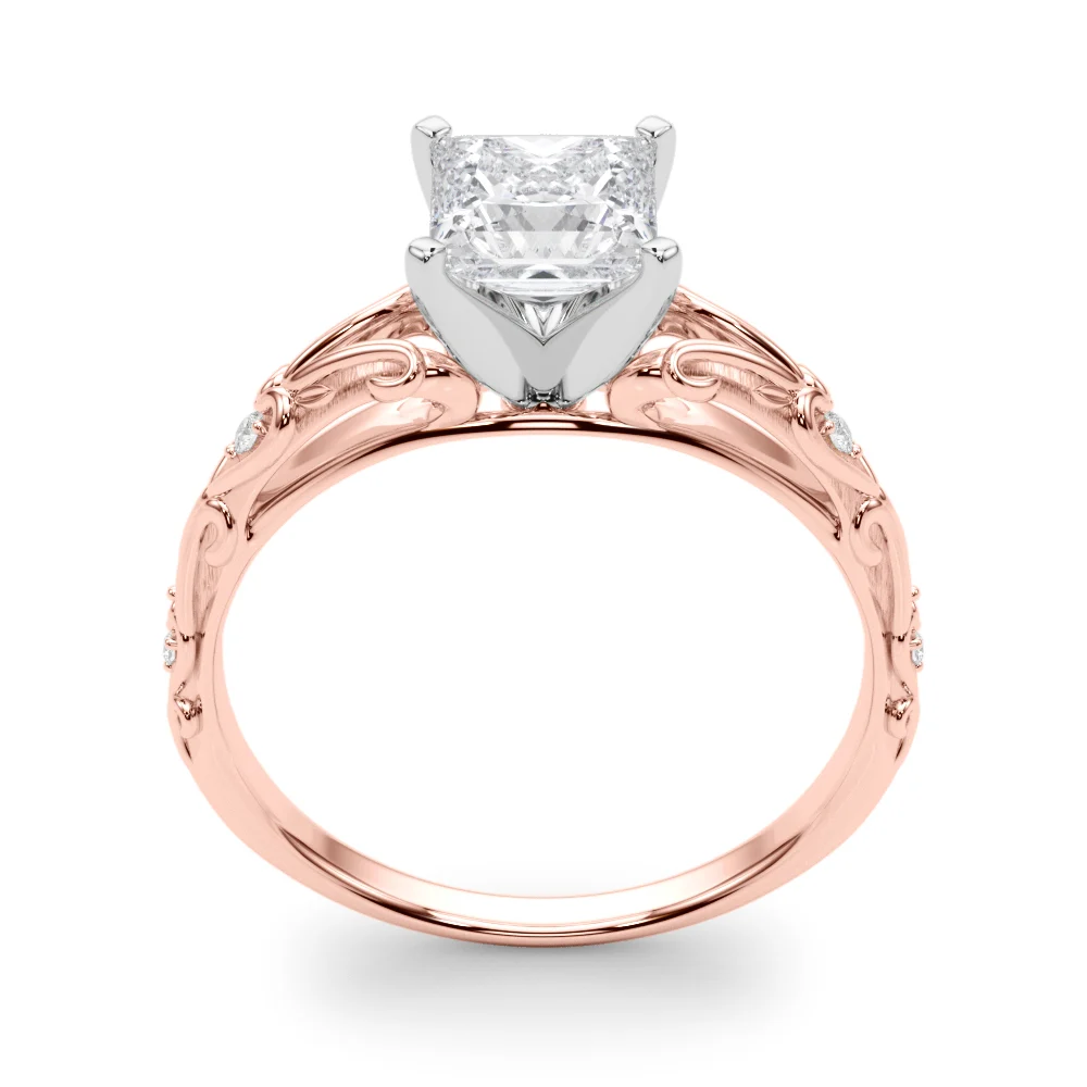Accented Vintage-Inspired Engagement Ring - Image 87