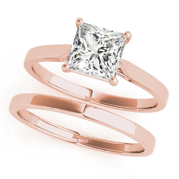 Solitaire Cathedral Engagement Ring - Image 9