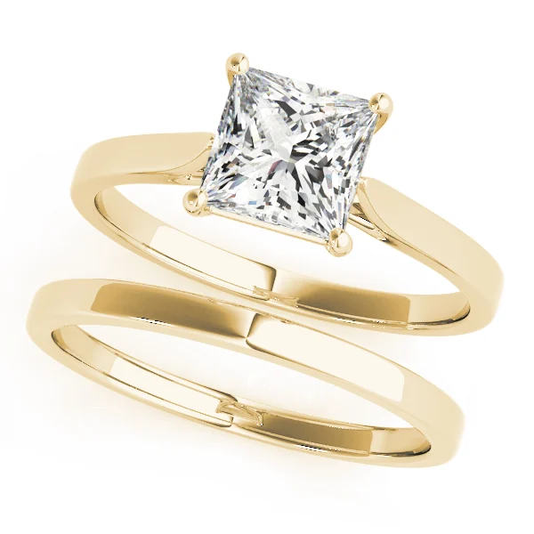 Solitaire Cathedral Engagement Ring - Image 6