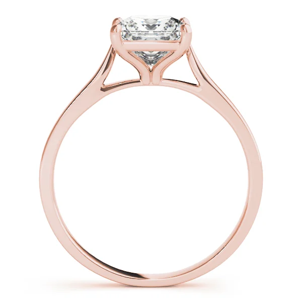 Solitaire Cathedral Engagement Ring - Image 8