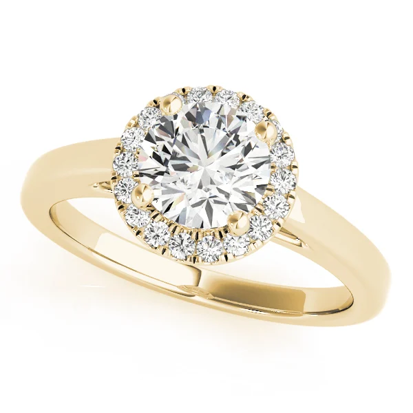 ROUND HALO ENGAGEMENT RING - Image 5
