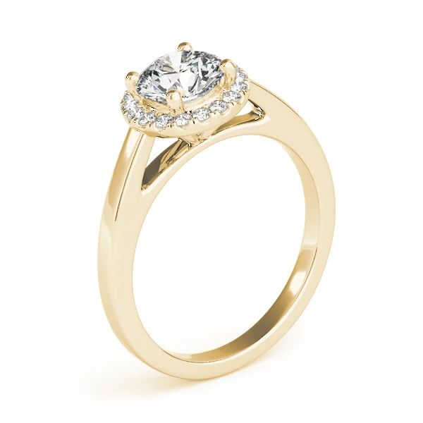 ROUND HALO ENGAGEMENT RING - Image 8