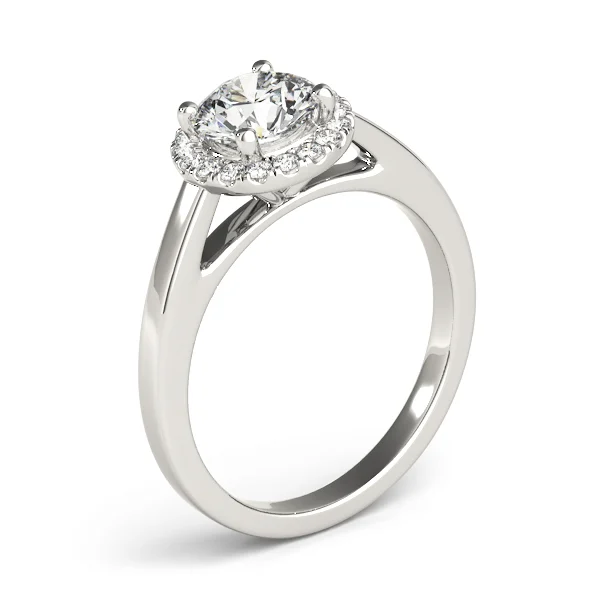 ROUND HALO ENGAGEMENT RING - Image 4