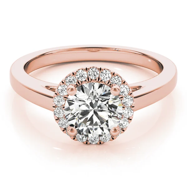 ROUND HALO ENGAGEMENT RING - Image 11