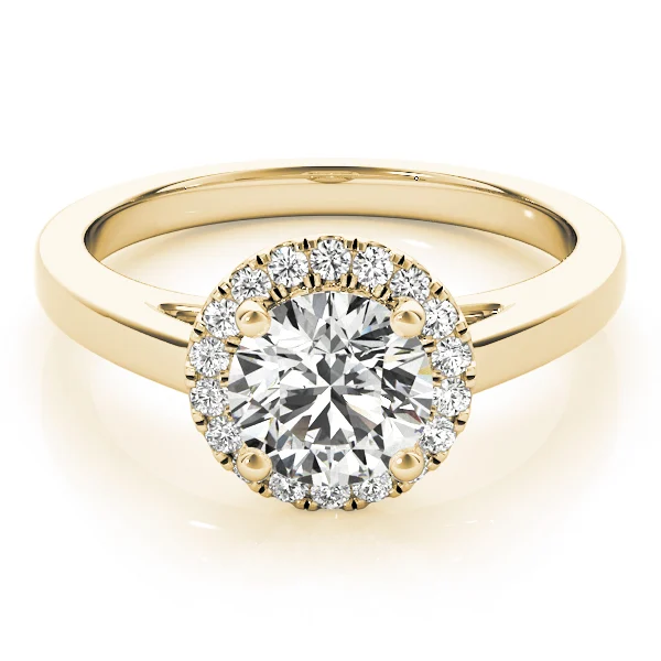 ROUND HALO ENGAGEMENT RING - Image 7