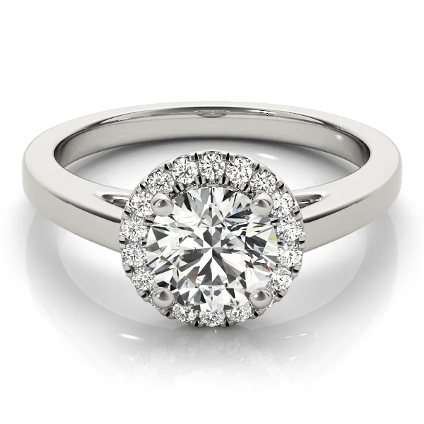 ROUND HALO ENGAGEMENT RING - Image 3