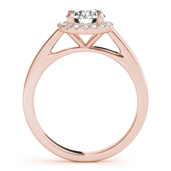 ROUND HALO ENGAGEMENT RING - Image 10