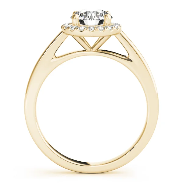ROUND HALO ENGAGEMENT RING - Image 6