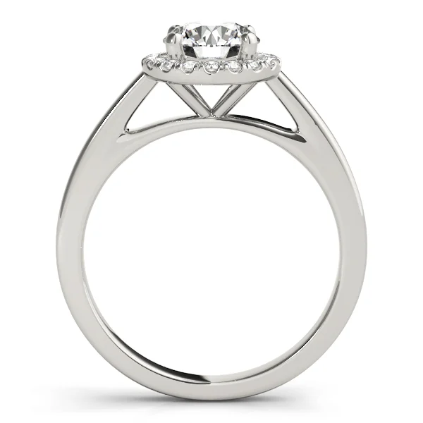 ROUND HALO ENGAGEMENT RING - Image 2