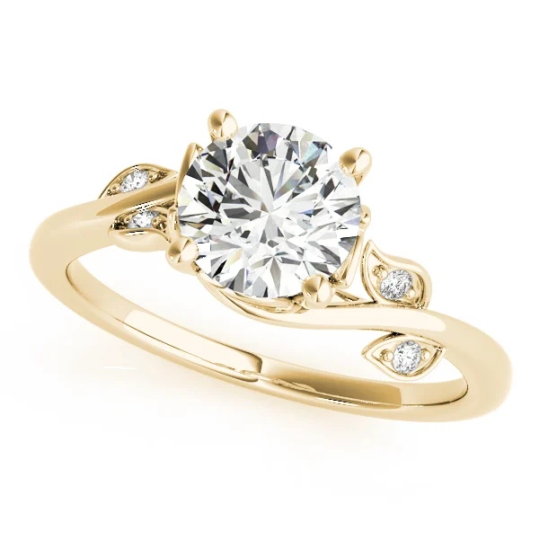 Floral Bypass Engagement Ring - Image 5