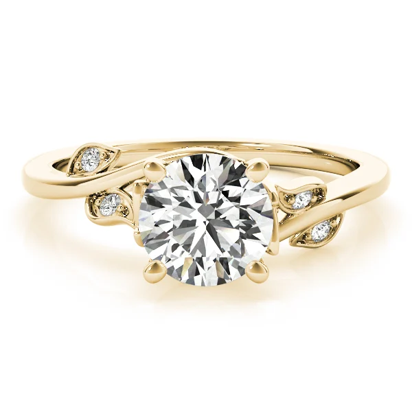 Floral Bypass Engagement Ring - Image 8