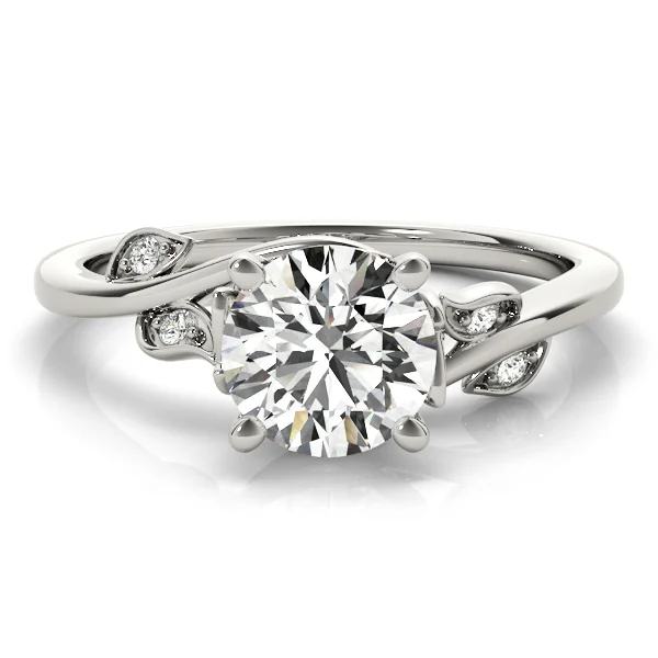 Floral Bypass Engagement Ring - Image 4