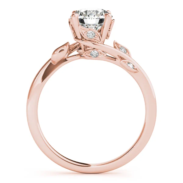 Floral Bypass Engagement Ring - Image 10
