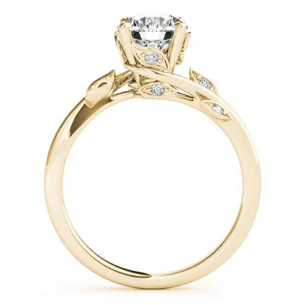 Floral Bypass Engagement Ring - Image 6